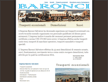 Tablet Screenshot of baroncisalvatore.it